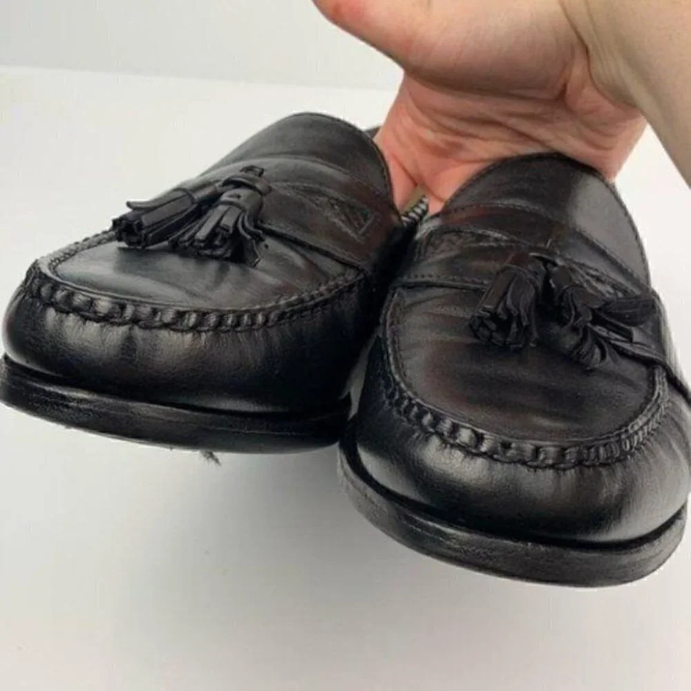 Allen Edmonds Maxfield sz 12 Black leather loafers